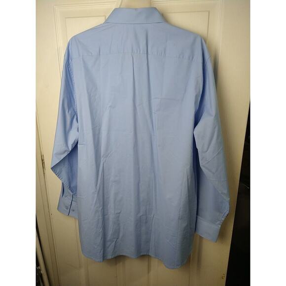 Structure Men's XXL Shirt Blue Modern Fit Long Sleeve Collared Button - Picture 10 of 10